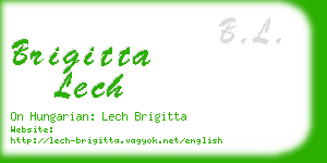 brigitta lech business card